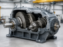 Crane hoist and travel gearboxes